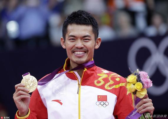林丹在伦敦奥运卫冕男单冠军