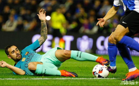 帕科依然没能打破进球荒