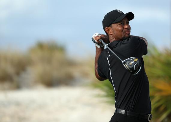 伍兹首轮表现前后判若两人