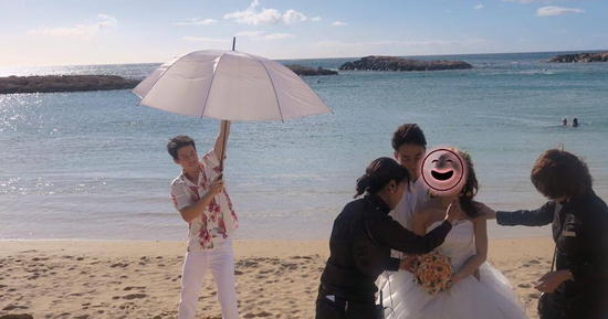 47的添田豪在夏威夷结婚,锦织圭和队友守屋宏纪,伊藤龙马,内山靖崇均