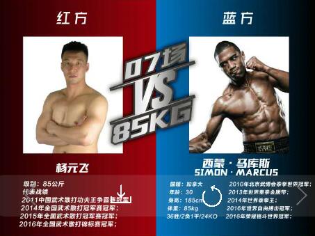 杨元飞vs马库斯