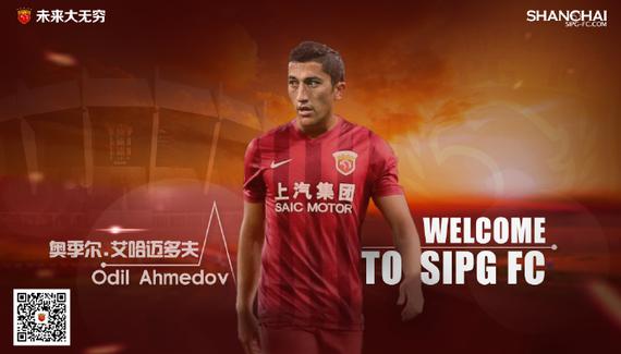 艾哈迈多夫加盟上港