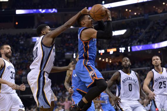 威少三节被逐雷霆客场惨败