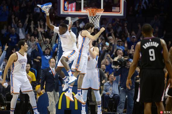 威少再次三双雷霆直接打花了快船