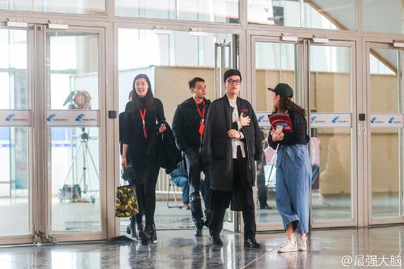 柯洁参加最强大脑录制