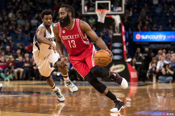 登哥33+12火箭连胜终结