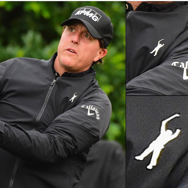 米克尔森首轮曝光的“跳跃”logo