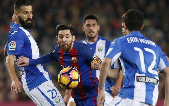 梅西为巴萨拿下胜利