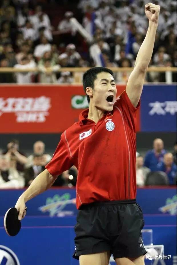 王励勤正在巅峰