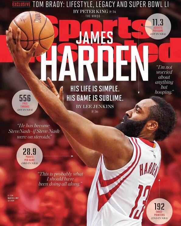 哈登登上《SI》封面