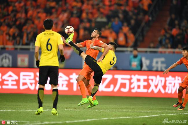 鲁能主场战胜恒大
