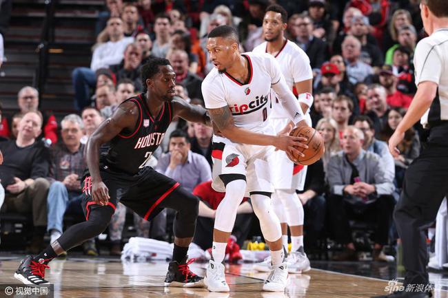 利拉德又扮演了火箭苦主的角色