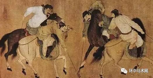古人打马球