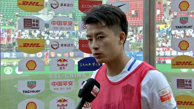 恒丰球员范云龙赛后接受采访