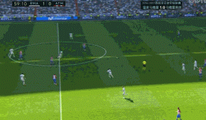 托雷斯的单刀球，卡塞米罗已有黄牌在身，被卡拉斯科过掉之后，不敢犯规。