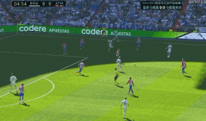 积极逼抢，化解了马竞快攻