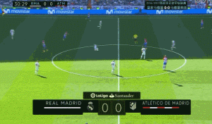 莫德里奇中场拦截，C罗的射门被萨维奇门线解围