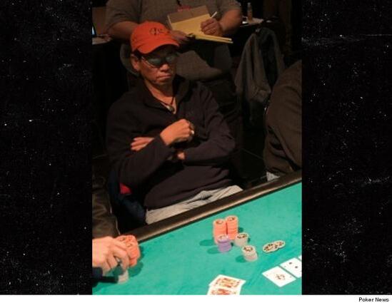 陶大维层参加德扑比赛(图片来源：pokernews)