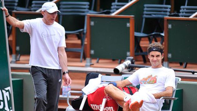 费德勒和体能师