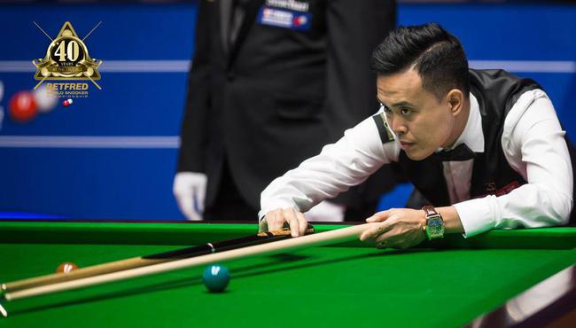 傅家俊迎战大满贯得主罗伯逊