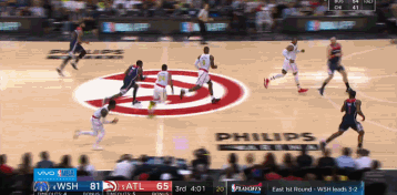 沃尔助攻比尔追身三分