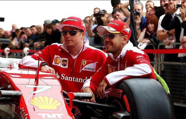 法拉利车队维特尔与莱科宁