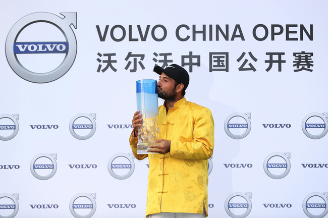 列维第二次获得中国公开赛冠军