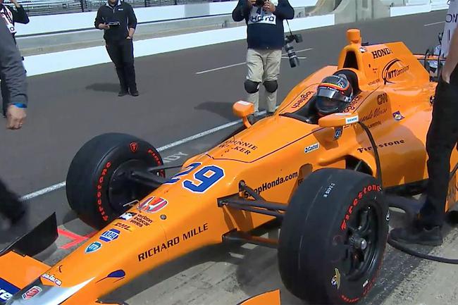 阿隆索indy500赛车首测