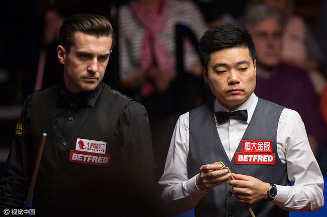 丁俊晖与塞尔比