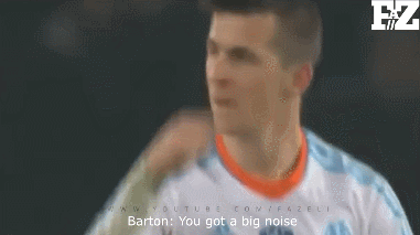 巴顿：你鼻子真大
伊布：比你XX大