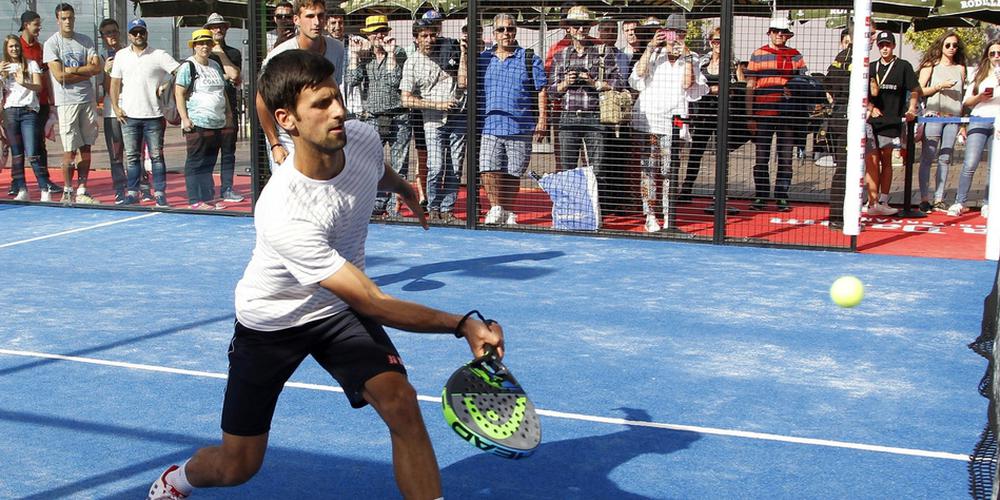 小德体验笼式网球引众人围观