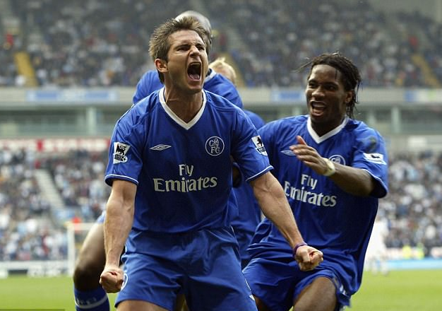 兰帕德评出两代切尔西混编最佳阵