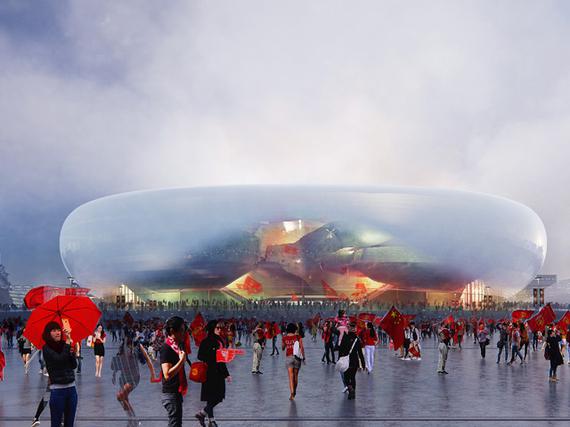 河北华夏新球场方案-Populous