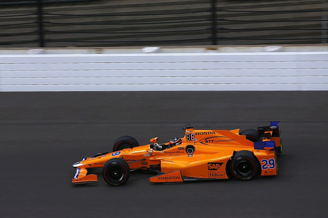 阿隆索在indy500排位赛