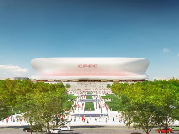 河北华夏新球场方案-日建集团