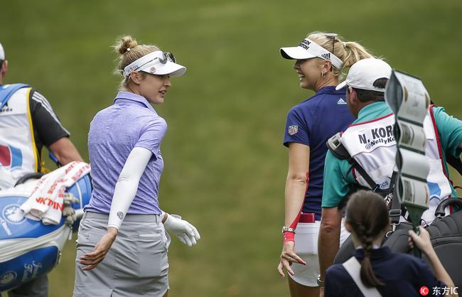 正文科达姐妹挥杆动作解析 金斯米尔赛汤普森集锦 lpga新人内莉科达
