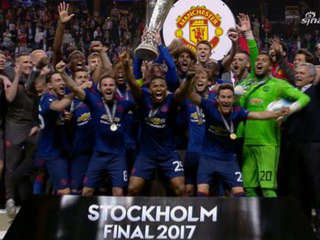 曼联首度夺得欧联杯冠军