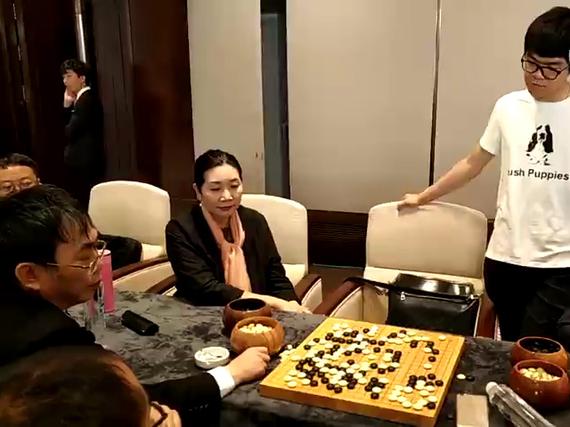 聂卫平柯洁时越唐韦星研究棋
