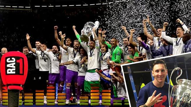皇马4年以来获得的第3座欧冠冠军