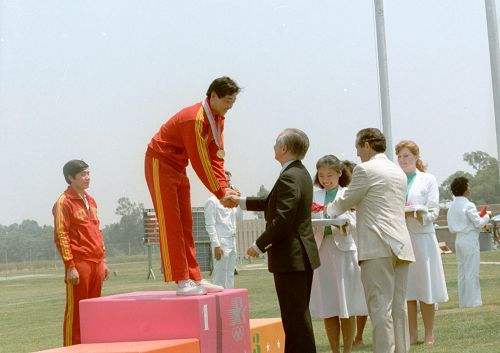 1984年洛杉矶奥运会颁奖仪式