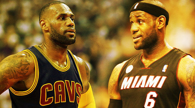 詹姆斯两度改变联盟格局