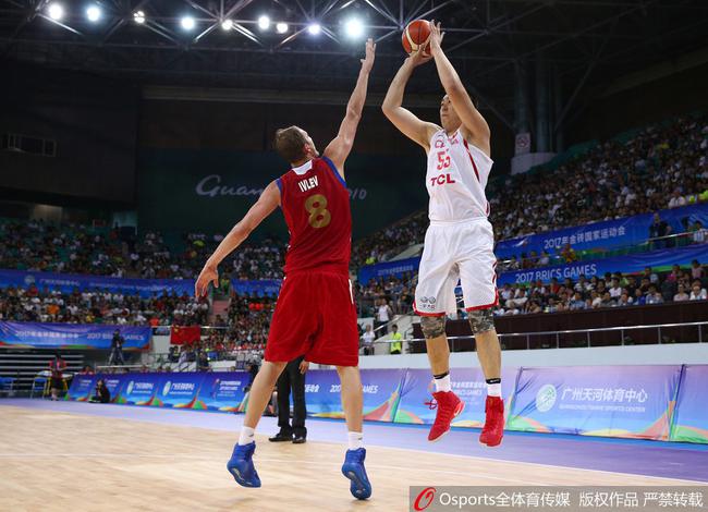 中国男篮红蓝队外线发挥均不理想