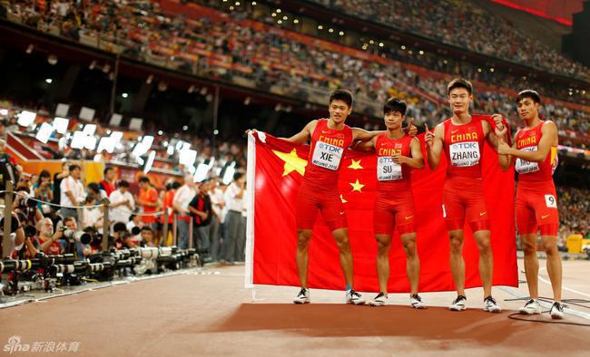 中国男子接力 资料图