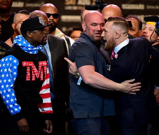 嘴炮VS梅威瑟见面互喷