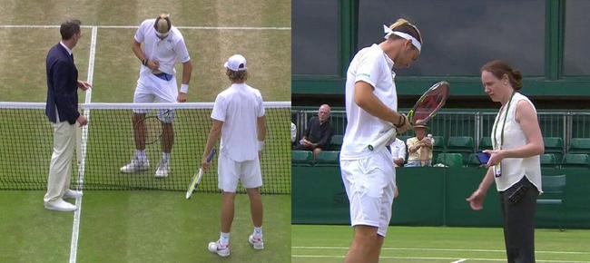 男选手被检查内裤