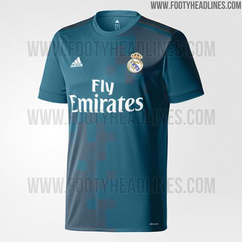 皇马新赛季第3球衣谍照