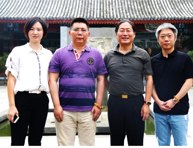 四位中国拳击界的重量级人物会面了