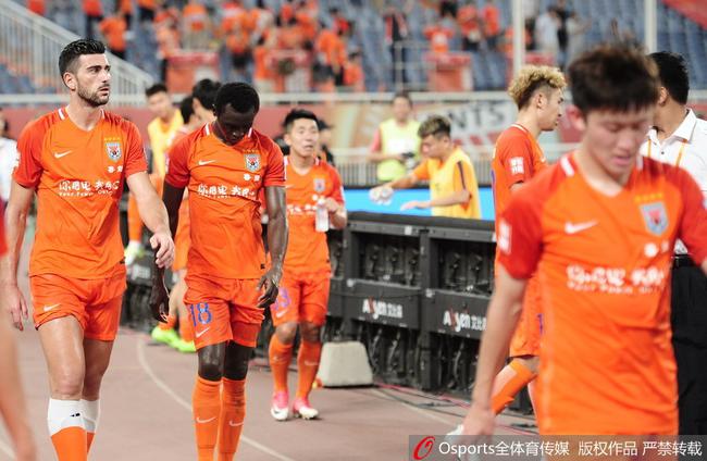鲁能1-3不敌申花出线形势变被动