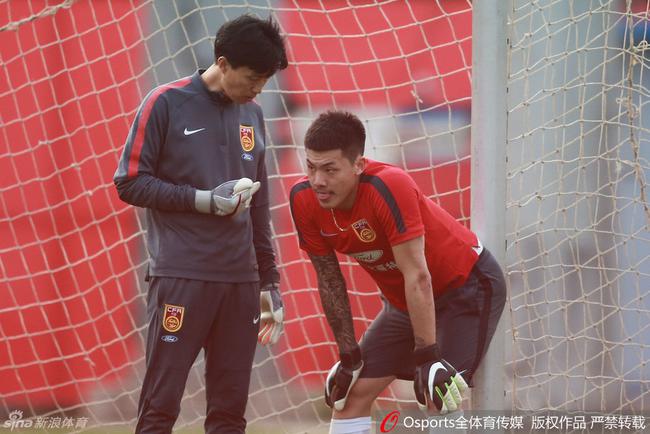 区楚良指导门将训练