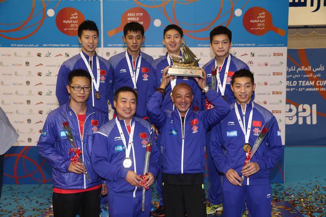2015年迪拜团体世乒赛中国男乒夺冠
